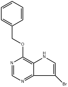 4-benzyloxy-7-bromo-5H-pyrrolo[3,2-d]pyrimidine 结构式