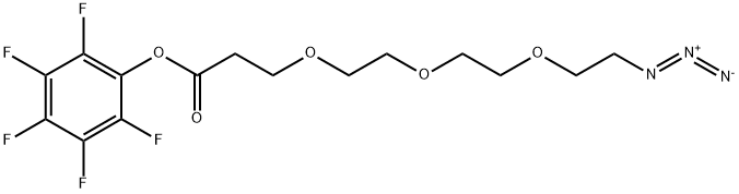 Azido-PEG3-PFP ester Struktur