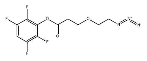 Azido-PEG1-TFP ester Struktur