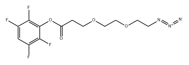 AZIDO-PEG2-TFP ESTER, 1807534-87-7, 结构式