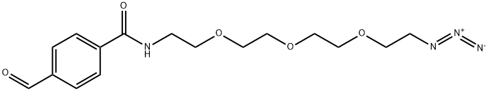 Ald-Ph-PEG3-Azide Struktur
