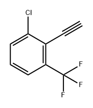 1-氯-2-乙炔基-3-(三氟甲基)苯, 1807792-37-5, 结构式
