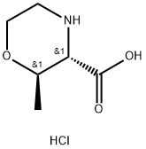 3-Morpholinecarboxylic acid, 2-methyl-, hydrochloride,(2R,3S)-|3-Morpholinecarboxylic acid, 2-methyl-, hydrochloride,(2R,3S)-