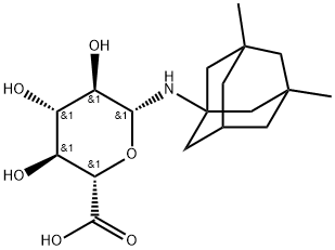 Memantine N-b-D-glucuronide Structure