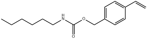 (4-Ethenylphenyl)methyl]-?N-hexylcarbamate Struktur