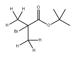 tert-Butyl 2-Bromo-2-methylpropanoate-D6,1809889-91-5,结构式