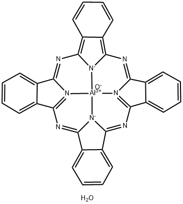ALUMINUM PHTHALOCYANINE HYDROXIDE Structure