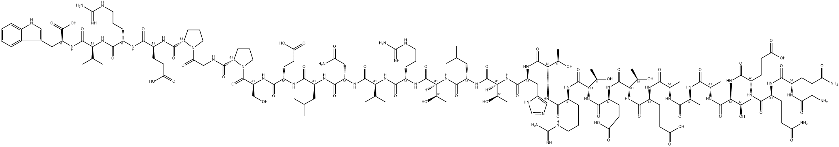 GLY-NEUROENDOCRINE REGULATORY PEPTIDE-3,1815618-19-9,结构式