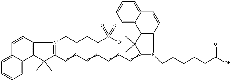 Cy7.5 Acid(mono SO3) Struktur