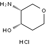D-erythro-Pentitol, 4-amino-1,5-anhydro-2,4-dideoxy-, hydrochloride (1:1) Struktur