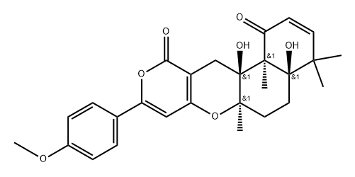 阿丽苏菌素 B, 182068-83-3, 结构式