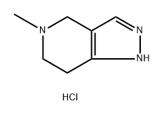 5-甲基-4,5,6,7-四氢-1H-吡唑并[4,3-C]吡啶二盐酸盐, 1820741-75-0, 结构式