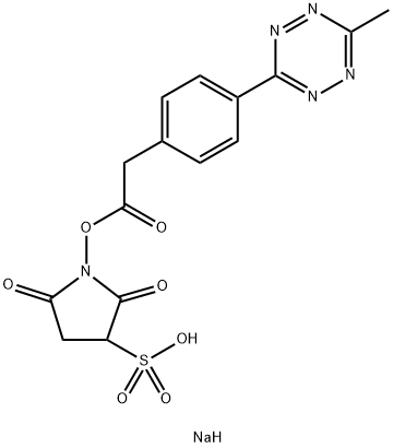 Methyltetrazine-Sulfo-NHS Ester Struktur