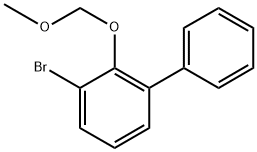 3-Bromo-2-(methoxymethoxy)-1,1'-biphenyl Struktur