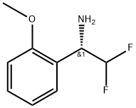 Benzenemethanamine, α-(difluoromethyl)-2-methoxy-, (αS)- Struktur