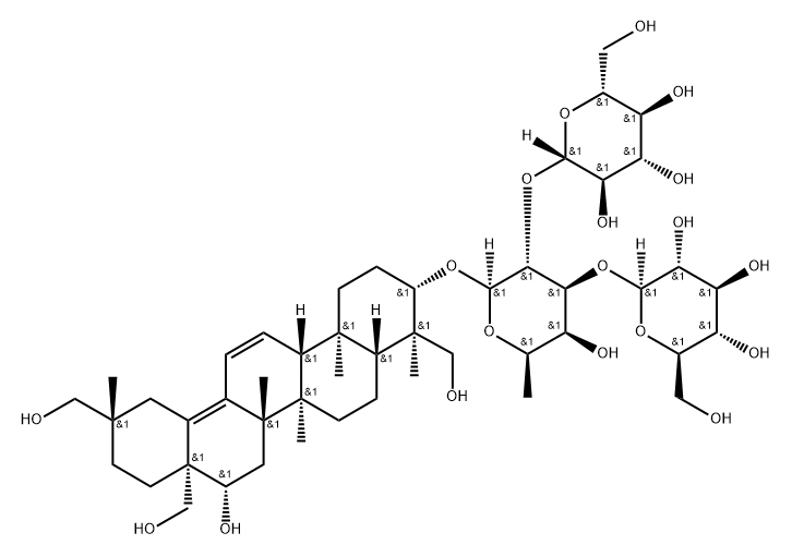 风轮菜皂苷D, 1822328-43-7, 结构式