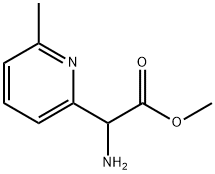 methyl 2-amino-2-(6-methylpyridin-2-yl)acetate Structure