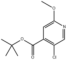Tert-butyl 5-chloro-2-methoxyisonicotinate Structure