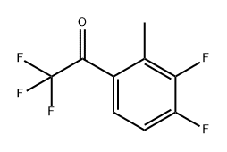 1-(3,4-二氟-2-甲基苯基)-2,2,2-三氟乙酮 结构式