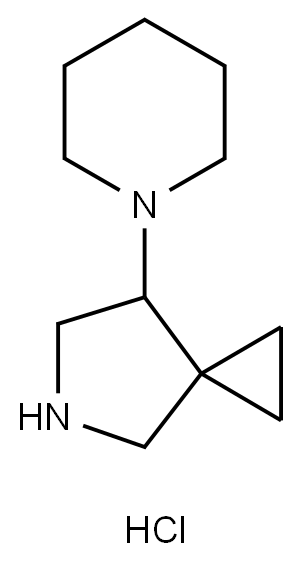 7-(哌啶-1-基)-5-氮杂螺[2.4]庚烷二盐酸盐, 1823585-52-9, 结构式