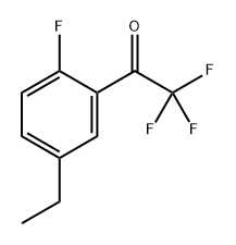 1-(5-Ethyl-2-fluorophenyl)-2,2,2-trifluoroethanone Structure