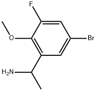 1-(5-bromo-3-fluoro-2-methoxyphenyl)ethan-1-amine Structure
