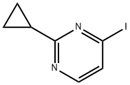 2-Cyclopropyl-4-iodopyrimidine Struktur