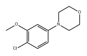 4-(4-Chloro-3-methoxyphenyl)morpholine Struktur