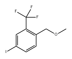4-iodo-1-(methoxymethyl)-2-(trifluoromethyl)benzene 结构式