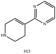 2-(1,2,3,6-Tetrahydropyridin-4-yl)pyrimidine hydrochloride Structure