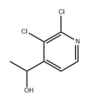 4-Pyridinemethanol, 2,3-dichloro-α-methyl- Struktur