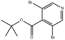 tert-butyl 3,5-dibromoisonicotinate Structure