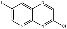 3-chloro-7-iodopyrido[2,3-b]pyrazine 结构式