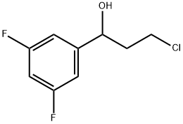 chloro-1-(3,5-difluorophenyl)propan-1-ol Structure