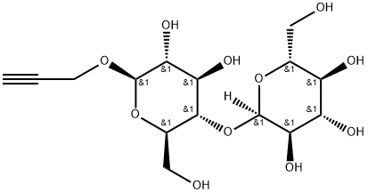 炔丙基Β-D-麦芽糖苷, 182688-46-6, 结构式
