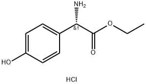 S-对羟基苯甘氨酸乙酯盐酸盐, 182883-35-8, 结构式