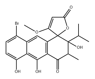 抗生素 BE-40665D, 183241-67-0, 结构式