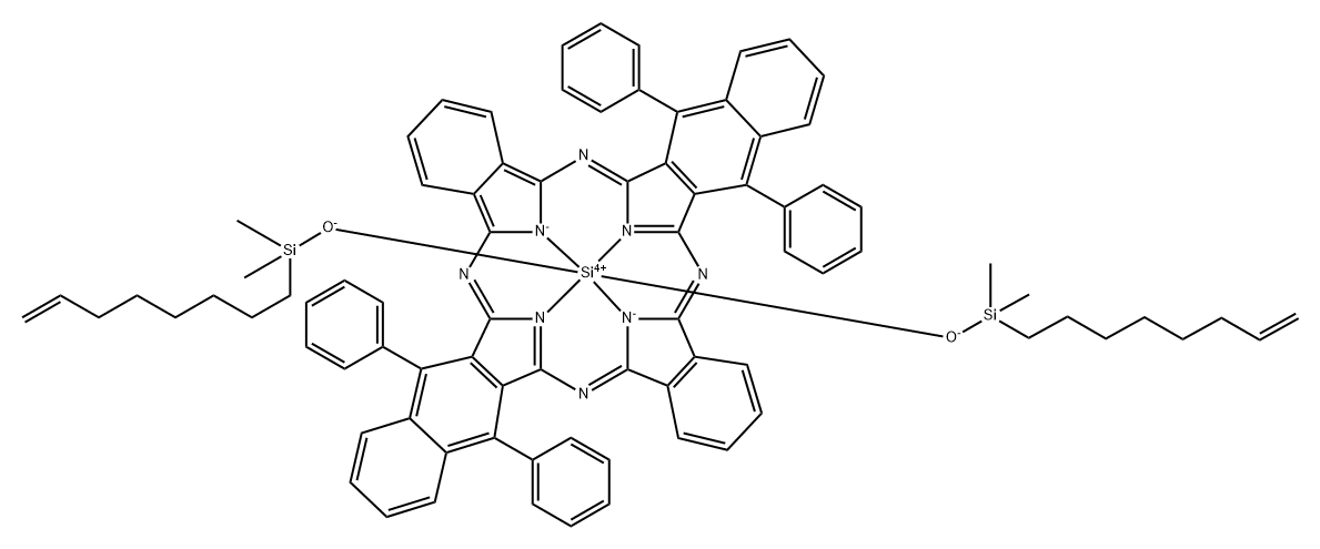 硅酞菁光敏剂1, 183872-57-3, 结构式