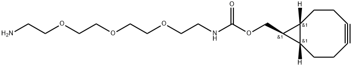 5,?8,?11-?Trioxa-?2-?azatridecanoic acid, 13-?amino-?, (1α,?8α,?9α)?-?bicyclo[6.1.0]?non-?4-?yn-?9-?ylmethyl ester Structure