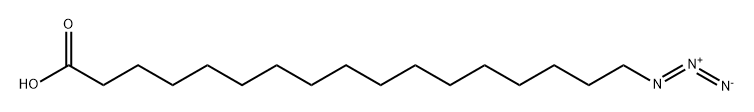 17-azidoheptadecanoic acid,1841512-95-5,结构式