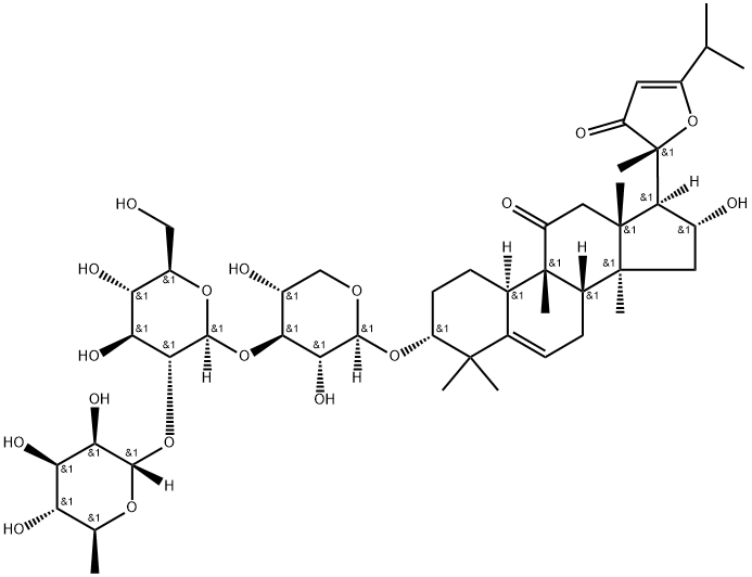 苦玄参苷 IV,184288-35-5,结构式