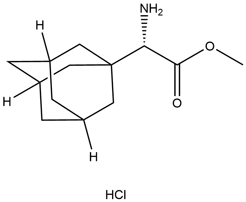 methyl (S)-2-(adamantan-1-yl)-2-aminoacetate hydrochloride Structure