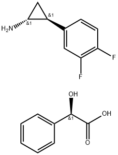 Benzeneacetic acid, α-hydroxy-, (αR)-, compd. with rel-(1R,2S)-2-(3,4-difluorophenyl)cyclopropanamine (1:1)|替格瑞洛杂质305 扁桃酸盐
