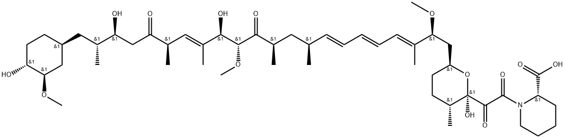 34-Hydroxy Sirolimus, 185107-79-3, 结构式