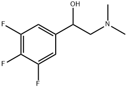Benzenemethanol, α-[(dimethylamino)methyl]-3,4,5-trifluoro- Structure