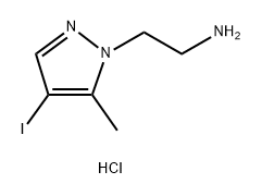 2-(4-iodo-5-methyl-1H-pyrazol-1-yl)ethanamine 结构式