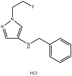N-benzyl-1-(2-fluoroethyl)-1H-pyrazol-4-amine Structure