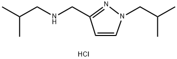 isobutyl[(1-isobutyl-1H-pyrazol-3-yl)methyl]amine Structure