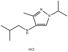 1856026-10-2 N-isobutyl-1-isopropyl-3-methyl-1H-pyrazol-4-amine