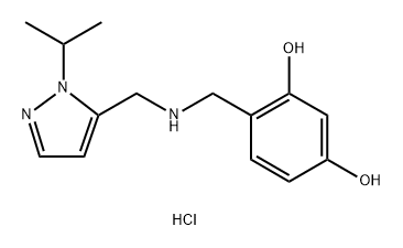 4-({[(1-isopropyl-1H-pyrazol-5-yl)methyl]amino}methyl)benzene-1,3-diol,1856036-43-5,结构式
